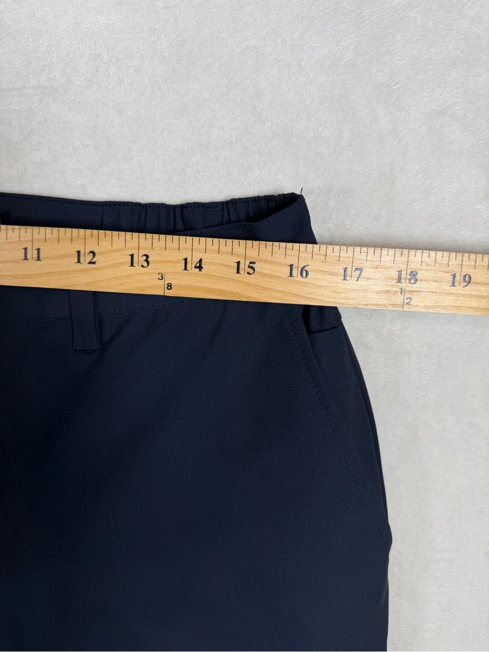 Cuts Clothing Size Large Performance Stretch Athletic Fit Men's Navy Chinos
